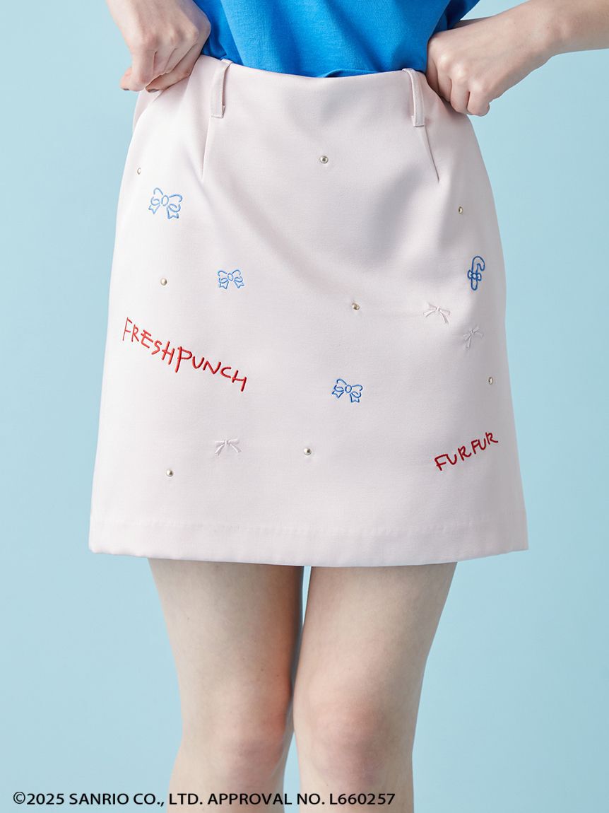 FURFUR「FRESH PUNCH 刺繍スカート」|スカート|PNK