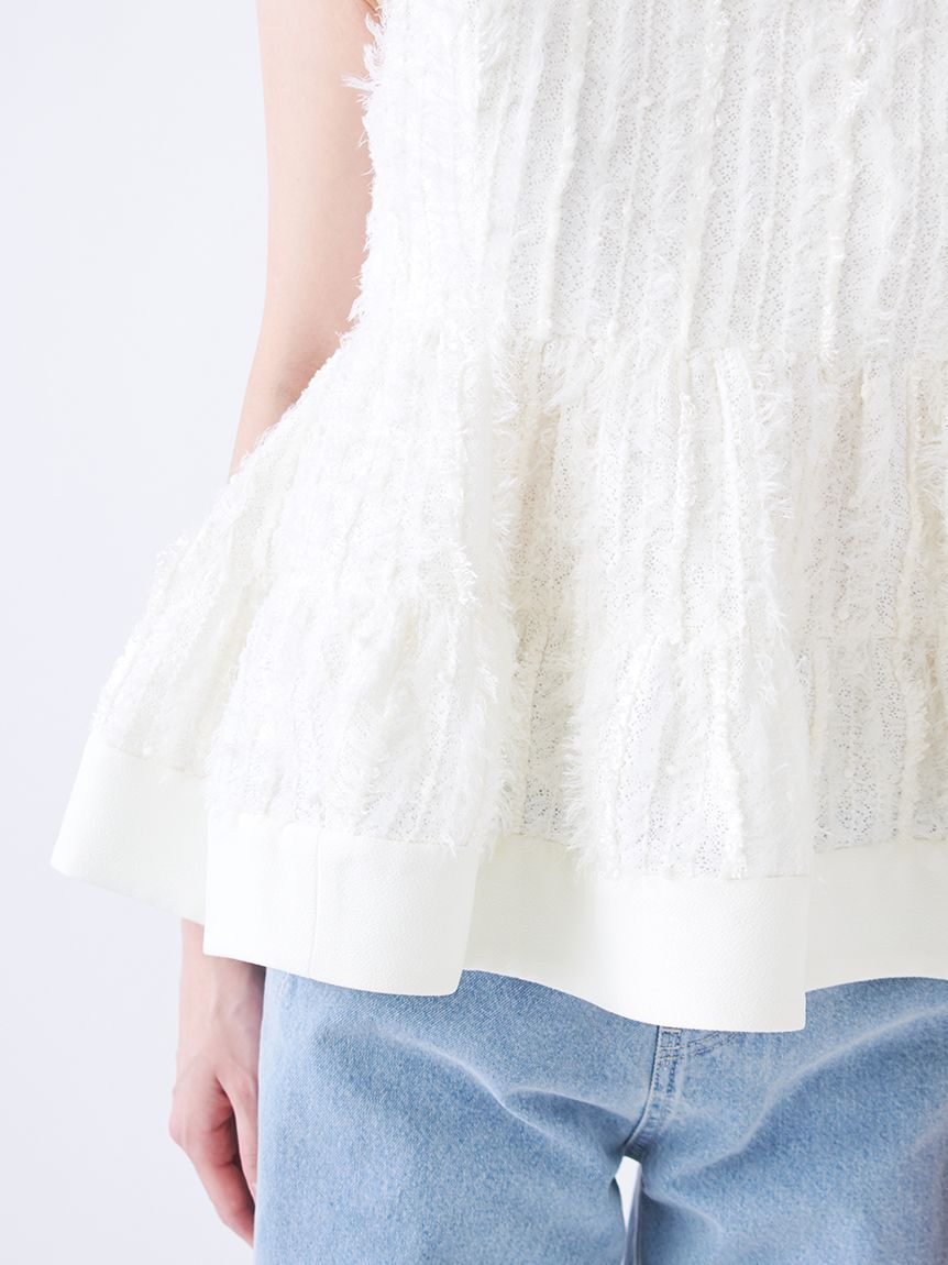 SNIDEL「ボリュームティアードキャミチュニック」|チュニック|