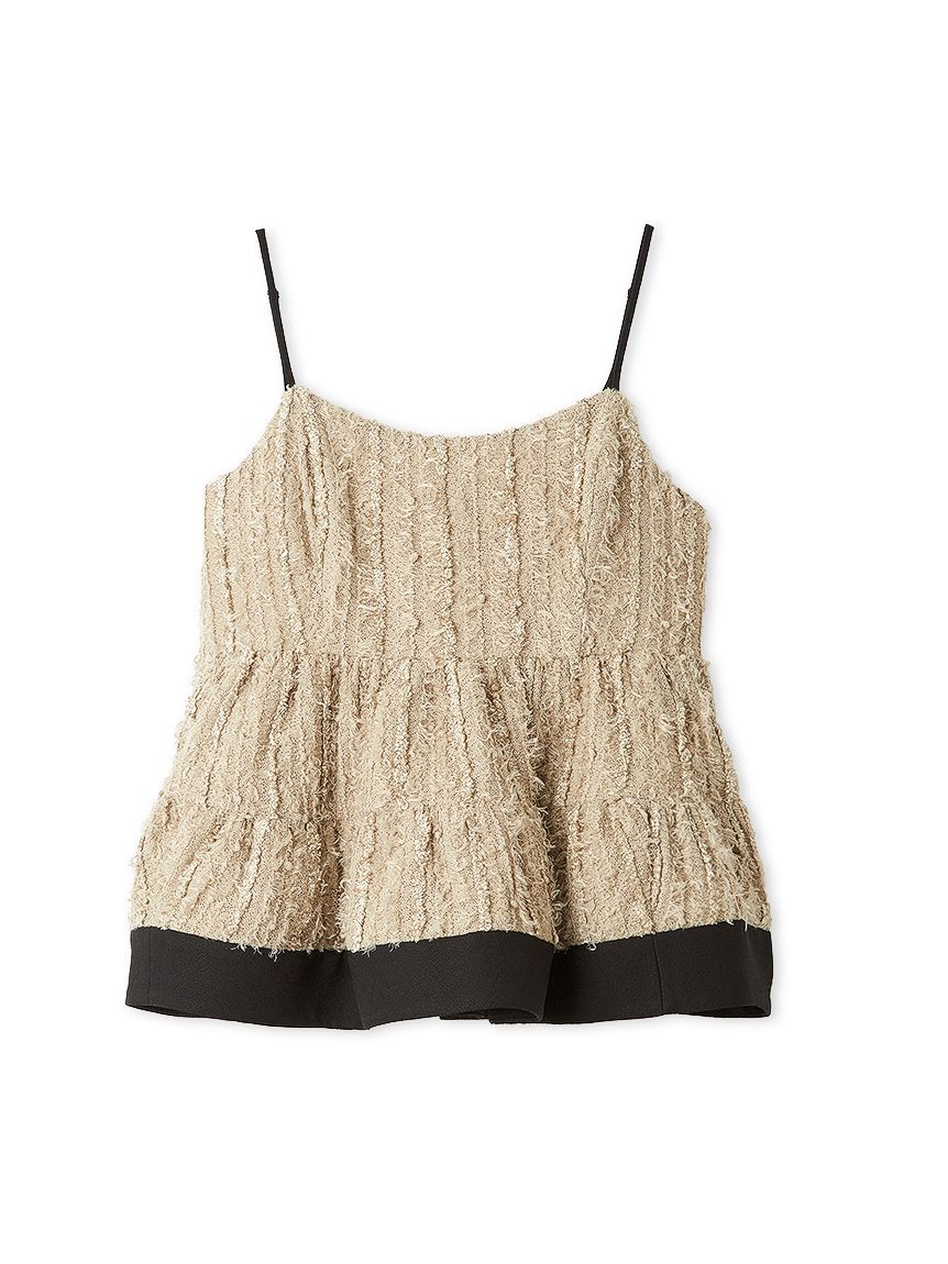 SNIDEL「ボリュームティアードキャミチュニック」|チュニック|BEG