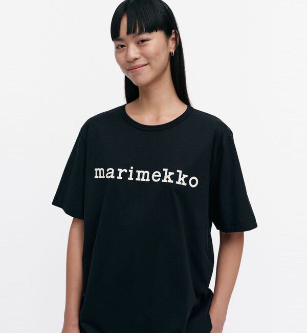 Marimekko「Vihne Logo Placement Tシャツ」|シャツ・ブラウス|