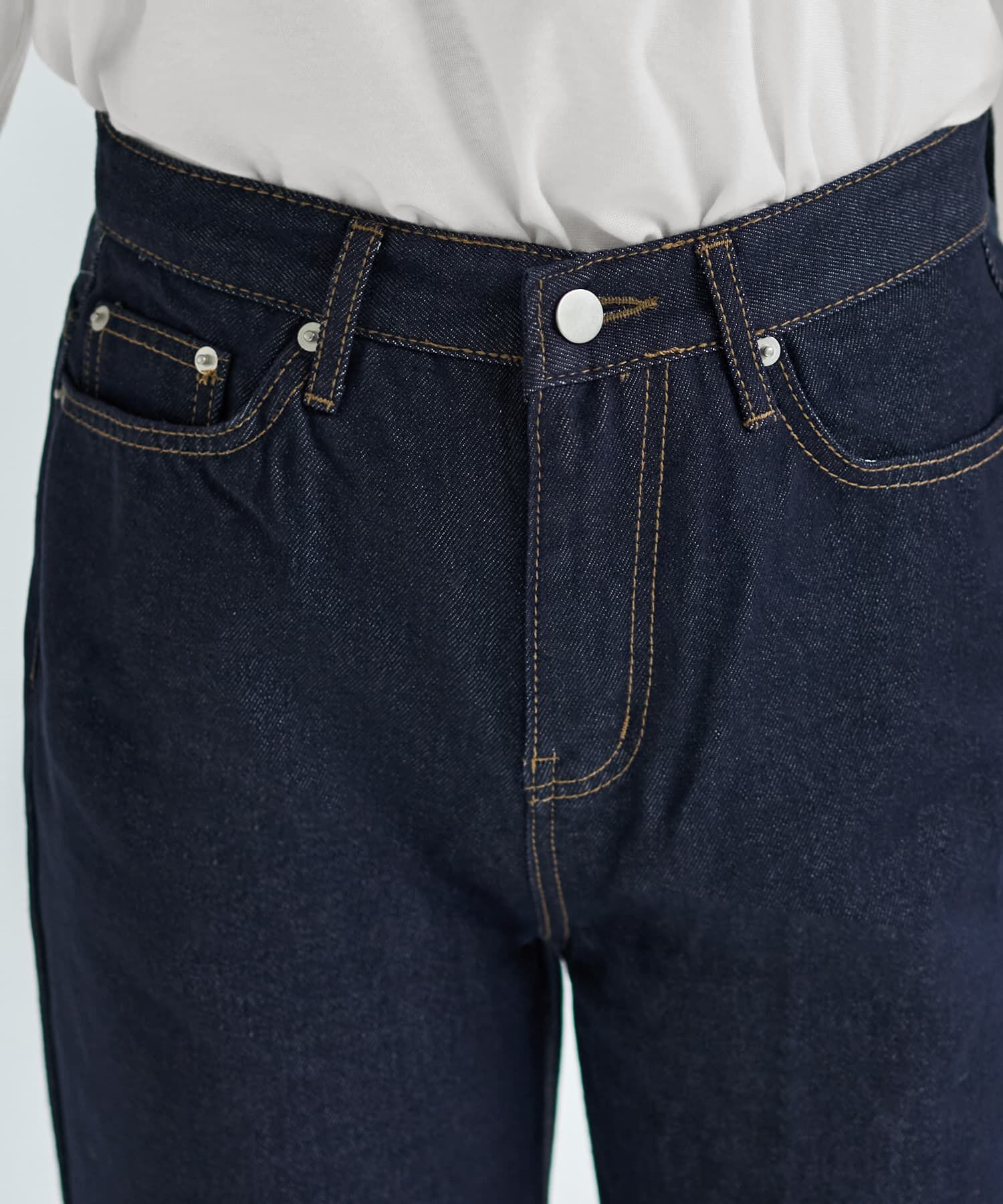 STYLE DELI「ネイビーボーイズストレートデニム」|デニム|