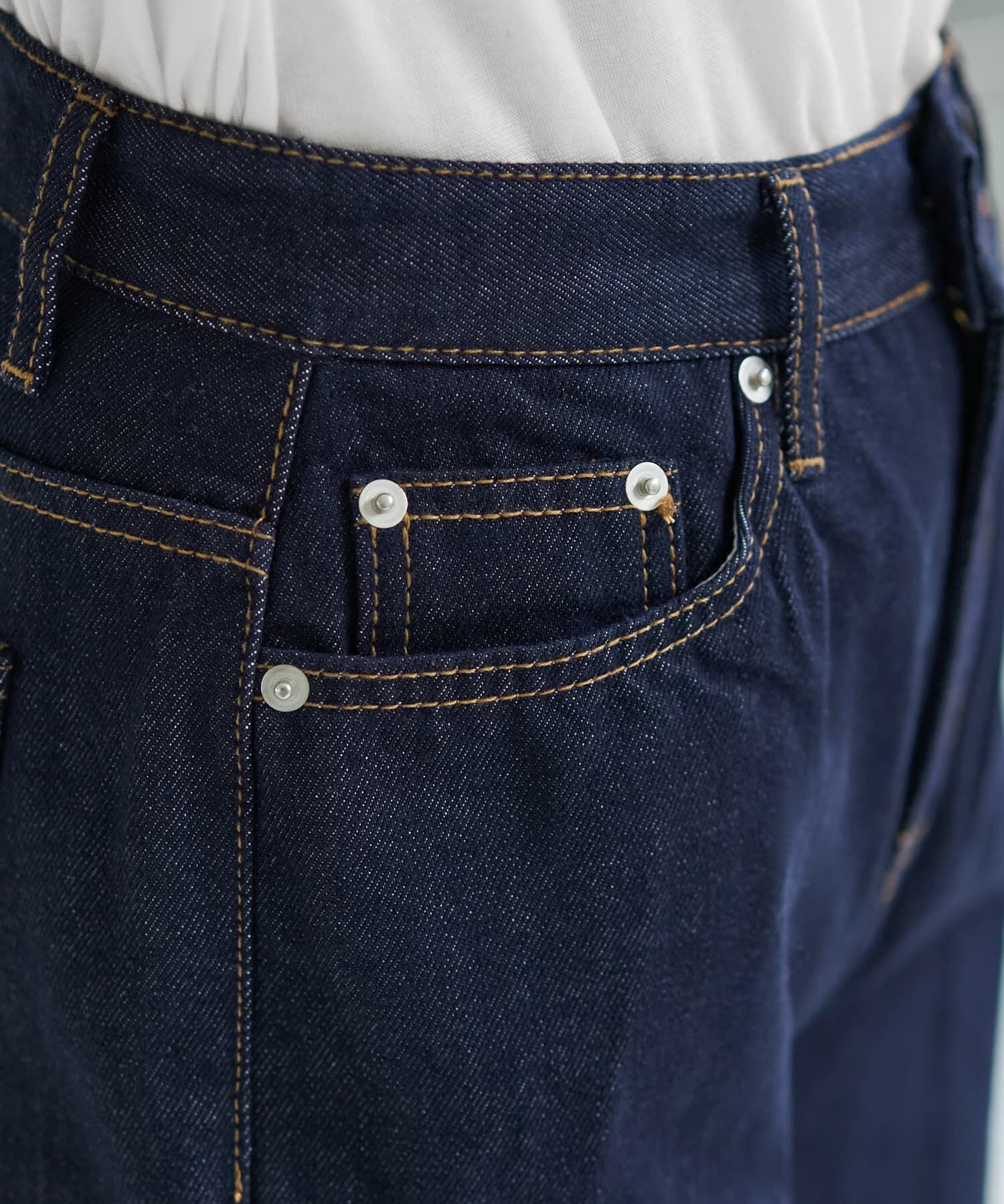 STYLE DELI「ネイビーボーイズストレートデニム」|デニム|