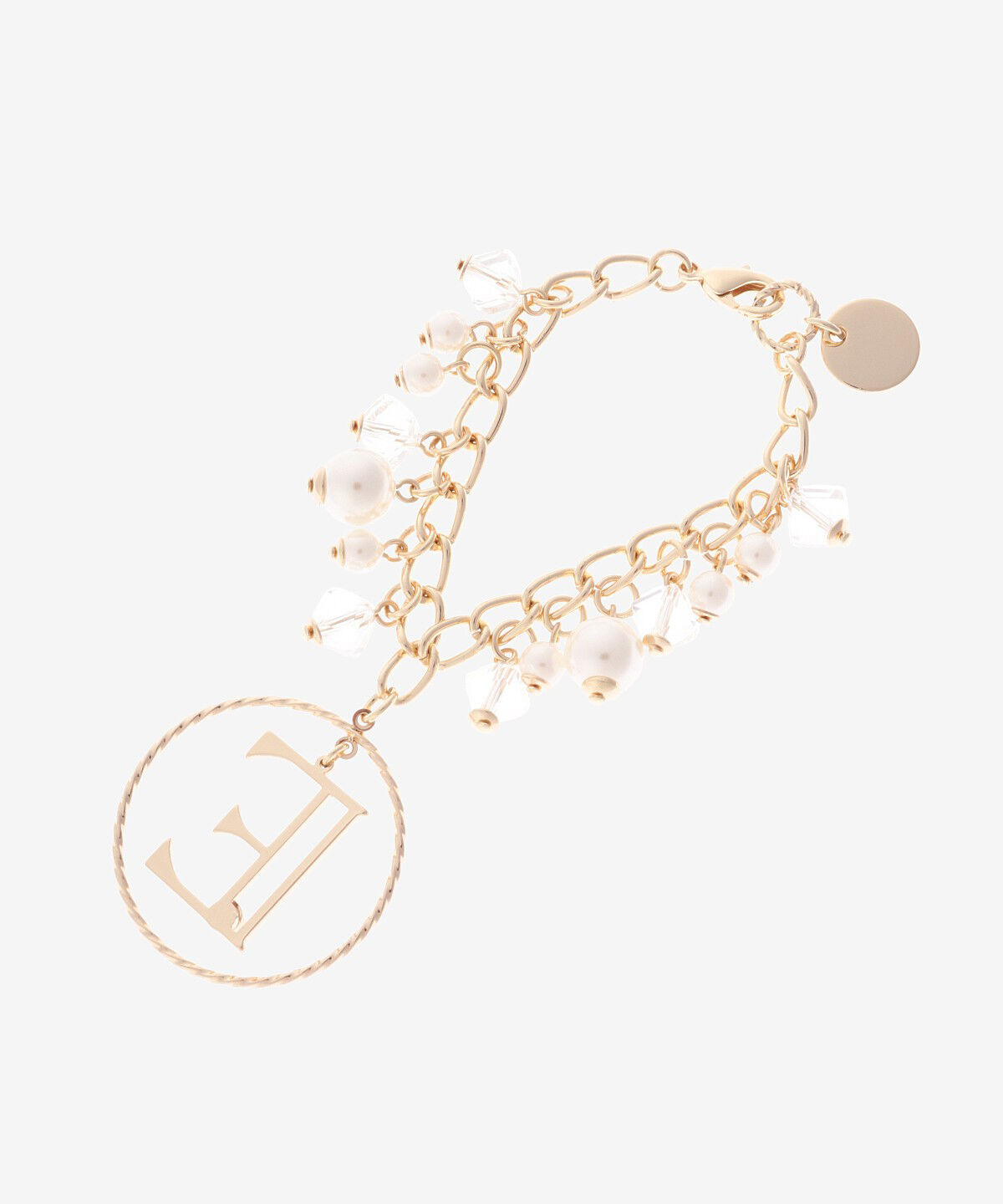 Samantha Vega「ツイストリングイニシャルチャーム(E)」|チャーム・キーホルダー|