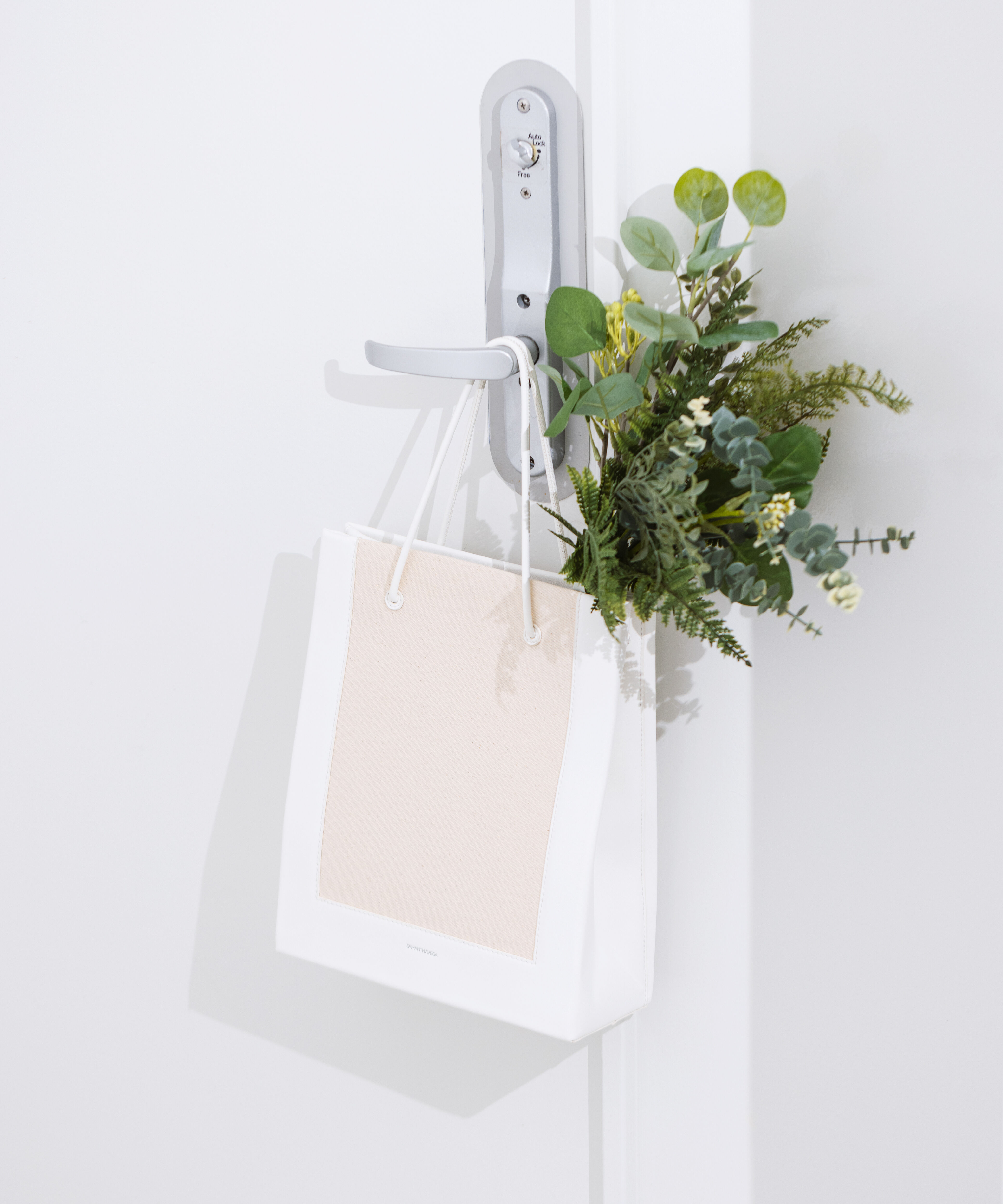 Samantha Vega「ショッパー風キャンバス縦長A4トートバッグ」|トートバッグ|