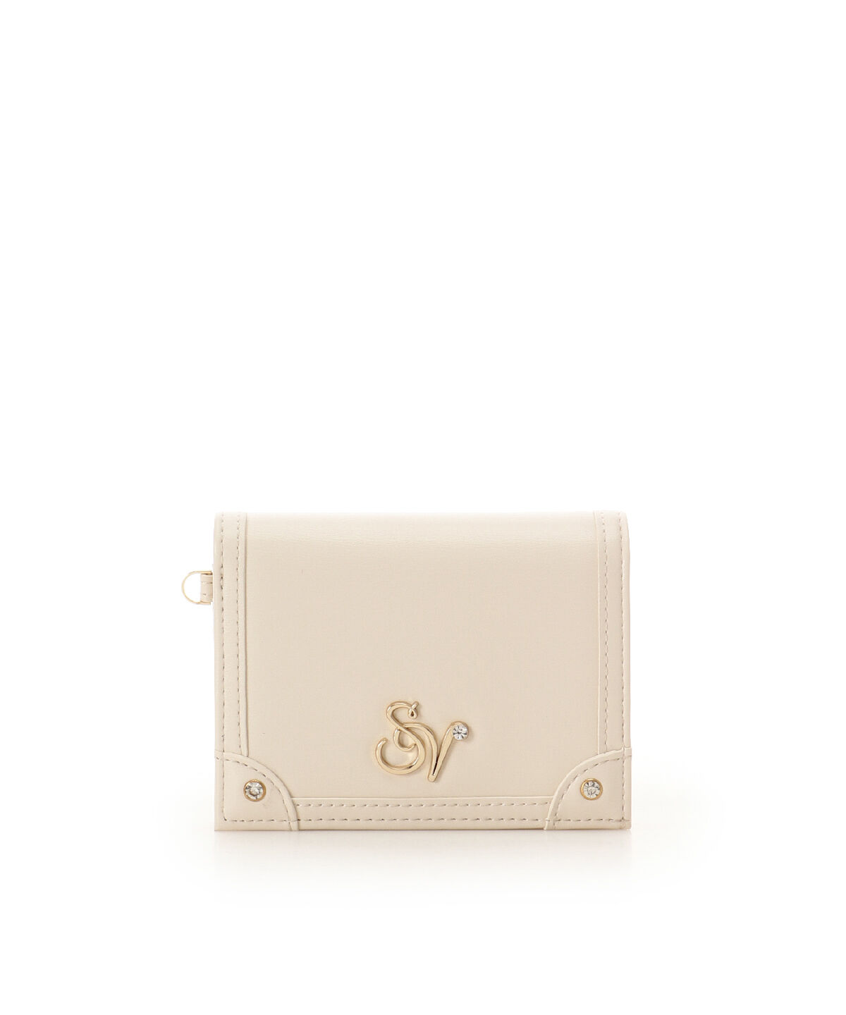Samantha Vega「ロゴ金具折財布」|財布|オフホワイト
