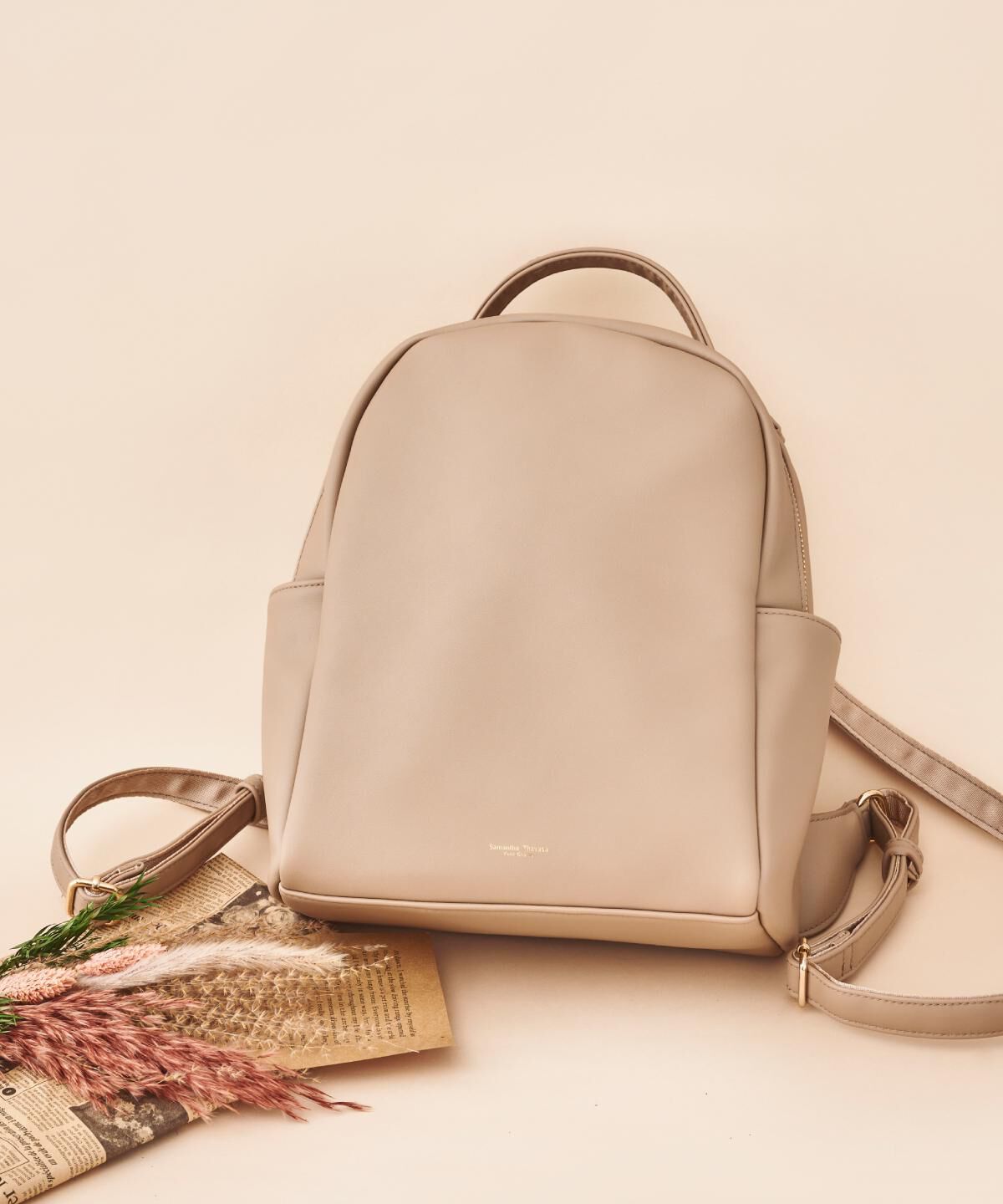 Samantha Thavasa Petit Choice「シンプルリュック」|リュック|グレージュ