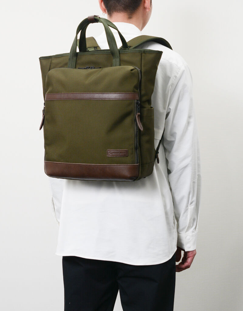 master-piece「explorer 2WAYバックパック」|リュック|カーキ