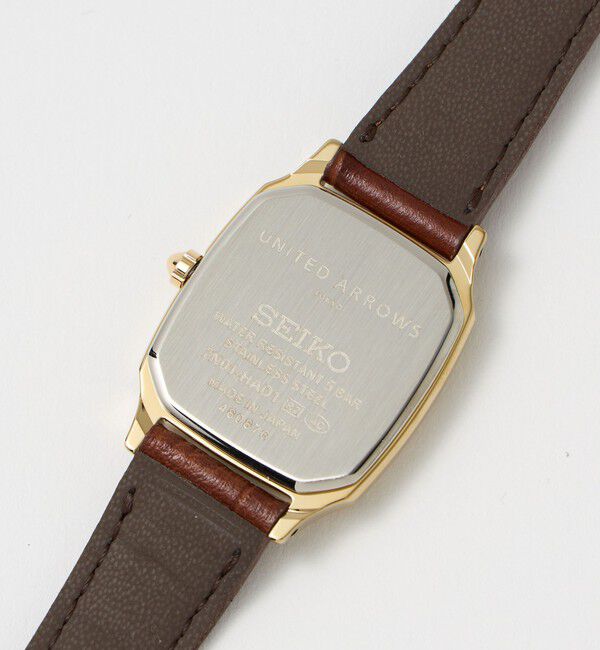 UNITED ARROWS「【別注】＜SEIKO＞スクエア レザー 腕時計2」|腕時計|