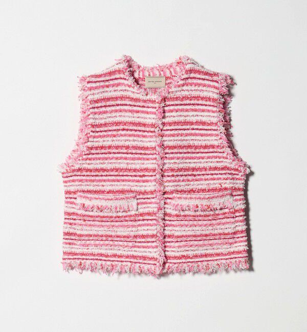 UNITED ARROWS「カラーミックス ツイードライク ベスト」|ベスト・ジレ|