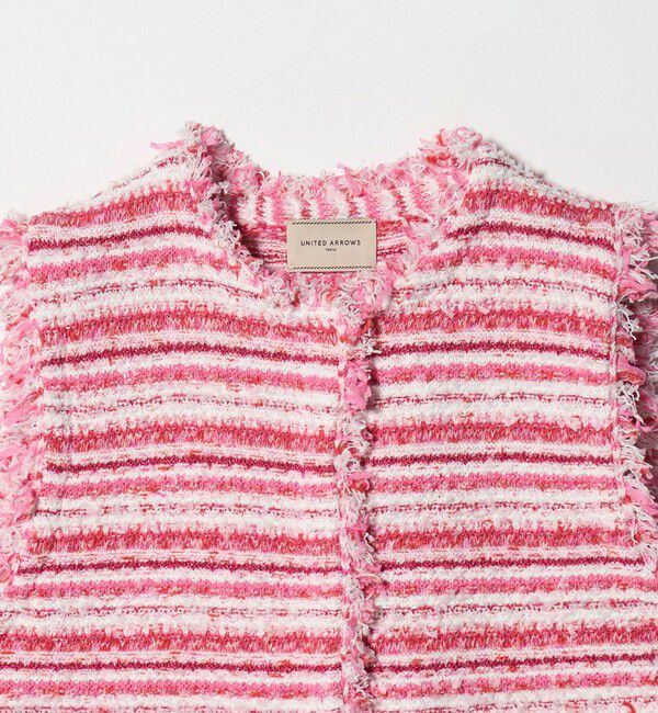 UNITED ARROWS「カラーミックス ツイードライク ベスト」|ベスト・ジレ|