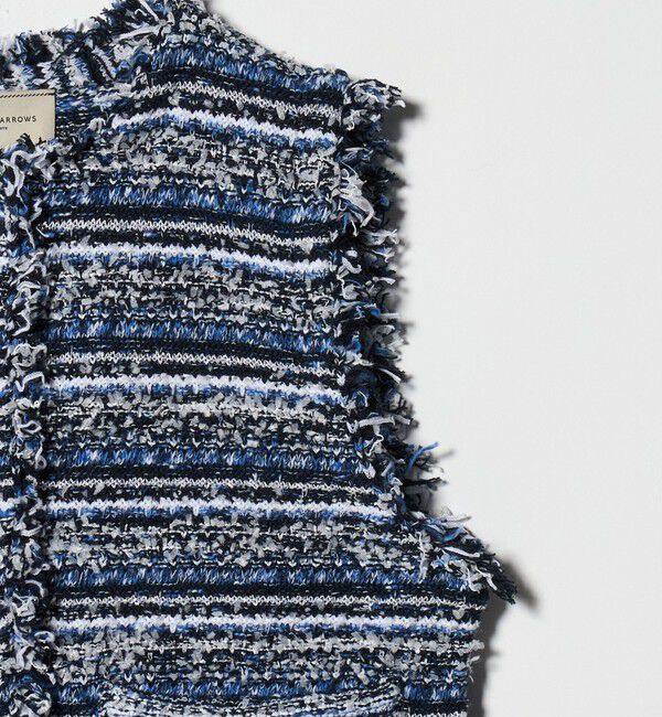 UNITED ARROWS「カラーミックス ツイードライク ベスト」|ベスト・ジレ|