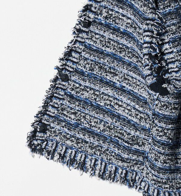 UNITED ARROWS「カラーミックス ツイードライク ベスト」|ベスト・ジレ|