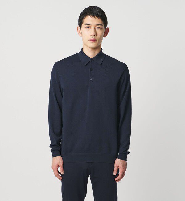 UNITED ARROWS「ニットポロシャツ UA COZY ウォッシャブル」|ニット・セーター|