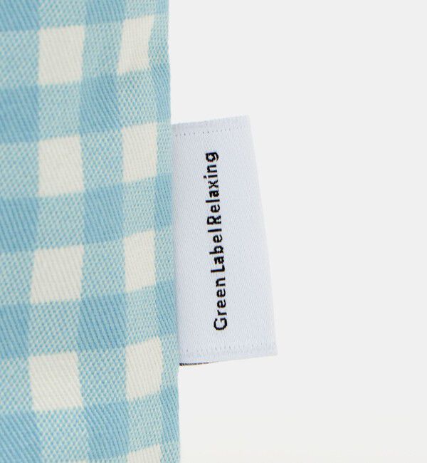 UNITED ARROWS green label relaxing「シューズバッグ（ギンガム） / キッズ」|トートバッグ|
