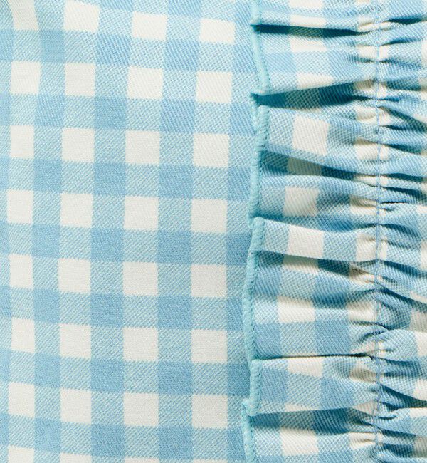 UNITED ARROWS green label relaxing「シューズバッグ（ギンガム） / キッズ」|トートバッグ|