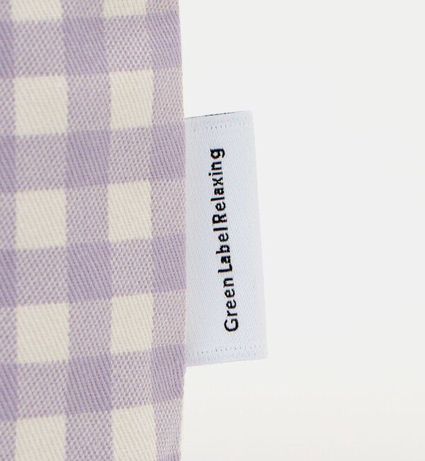 UNITED ARROWS green label relaxing「シューズバッグ（ギンガム） / キッズ」|トートバッグ|
