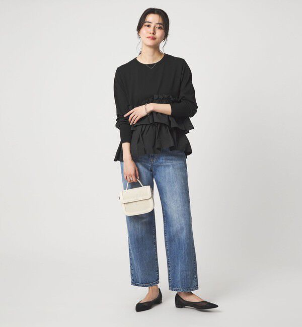 UNITED ARROWS green label relaxing「ティアード ドッキング プルオーバー ニット 3」|ニット・セーター|