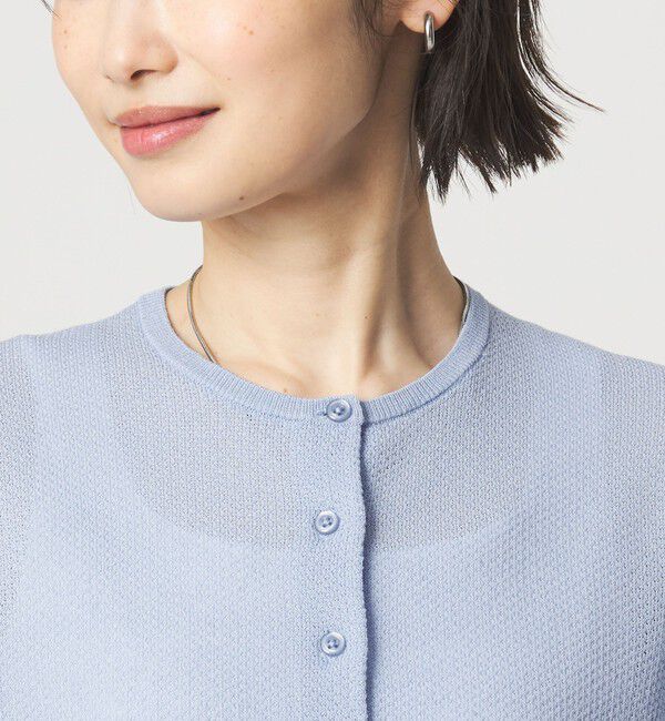 UNITED ARROWS green label relaxing「ハニカム クロップド ニット カーディガン」|カーディガン|