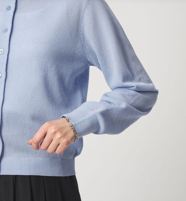 UNITED ARROWS green label relaxing「ハニカム クロップド ニット カーディガン」|カーディガン|