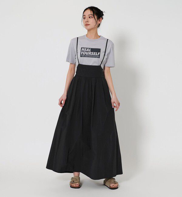 BEAUTY&YOUTH UNITED ARROWS「ナイロンコットン バックホール キャミワンピース -2WAY-」|ワンピース|