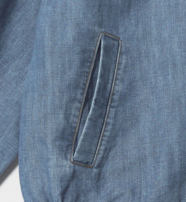 STEVEN ALAN「＜Steven Alan＞ライト デニム ジップ ブルゾン」|デニムジャケット|