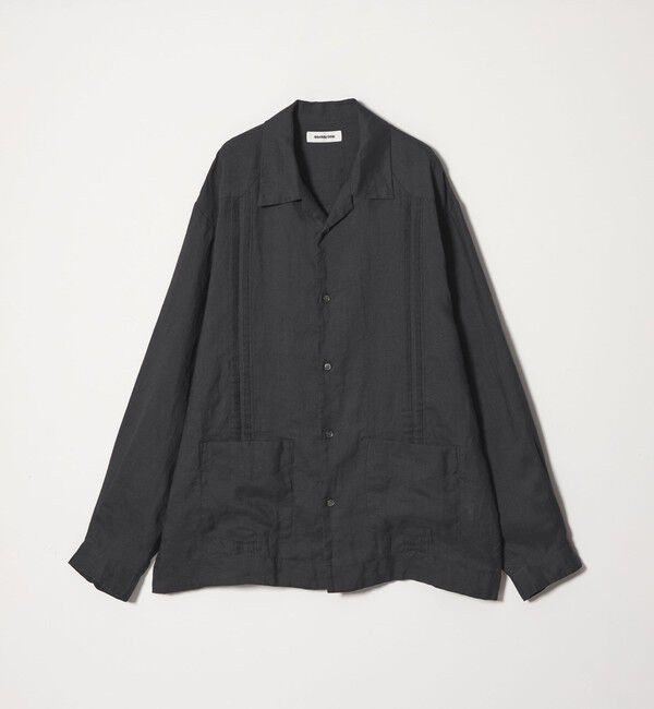 MONKEY TIME「ラミー キャンバス キューバ シャツ」|シャツ・ブラウス|BLACK