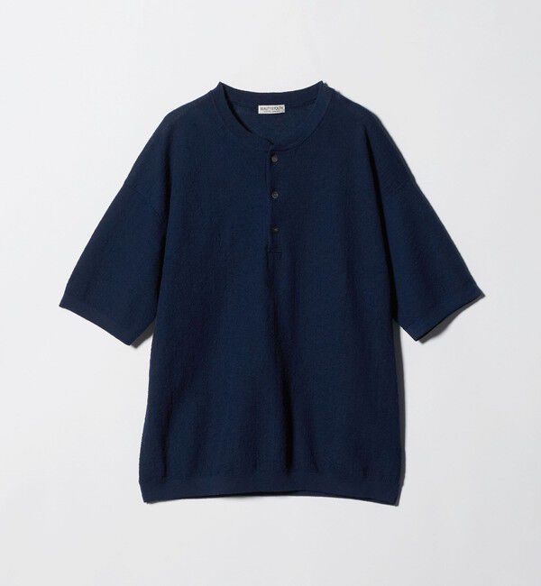 BEAUTY&YOUTH UNITED ARROWS「エアミラノ ヘンリーネック ニット ウォッシャブル 抗菌 防臭機能付き 」|ニット・セーター|ROYAL