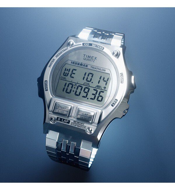 BEAMS「TIMEX &times; BEAMS / 別注 IRONMAN（R）8-LAP METAL」|腕時計|SILVER