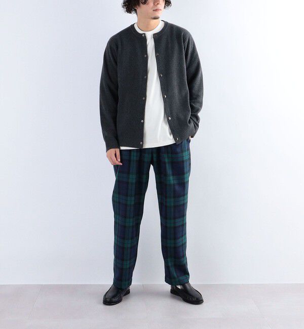 SHIPS any「SHIPS any: 〈手洗い可能〉 ミラノリブ クルーネック カーディガン 24SS◇」|カーディガン|