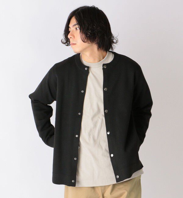 SHIPS any「SHIPS any: 〈手洗い可能〉 ミラノリブ クルーネック カーディガン 24SS◇」|カーディガン|