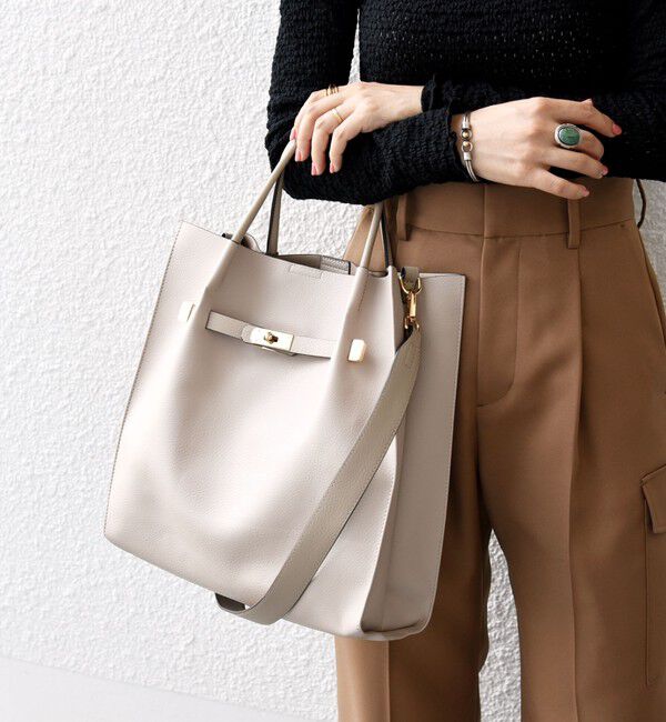 SHIPS any「SHIPS any: A4 メタル フィッティング トート バッグ」|トートバッグ|