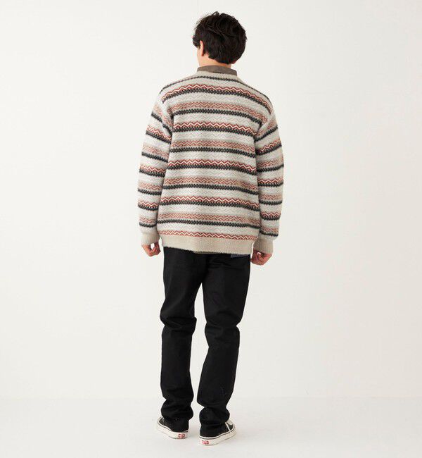 SHIPS Colors 「SHIPS Colors:〈洗濯機可能〉シャギー ジャカード Vネック カーディガン」|カーディガン|