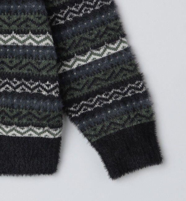 SHIPS Colors 「SHIPS Colors:〈洗濯機可能〉シャギー ジャカード Vネック カーディガン」|カーディガン|