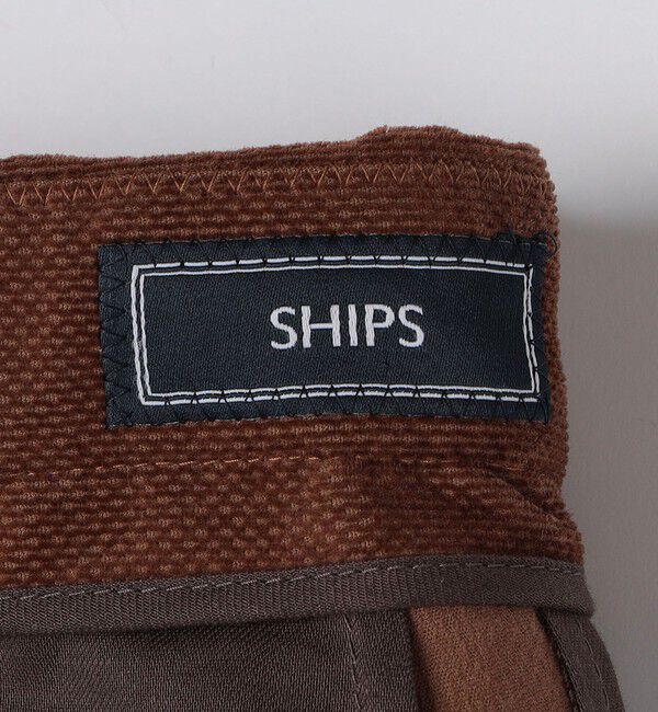 SHIPS「SHIPS: DUCA VISCONTI ブロークンコーデュロイ スラックス」|スラックス|