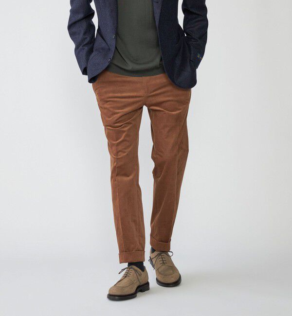 SHIPS「SHIPS: DUCA VISCONTI ブロークンコーデュロイ スラックス」|スラックス|