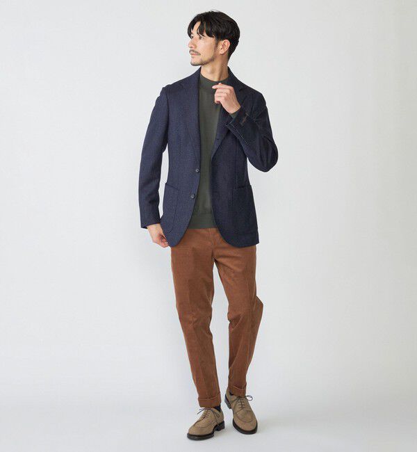 SHIPS「SHIPS: DUCA VISCONTI ブロークンコーデュロイ スラックス」|スラックス|