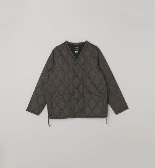 SHIPS any「【SHIPS any別注】TAION: 〈手洗い可能〉ダウンキルト スリット ボタン カーディガン◇」|ダウン|