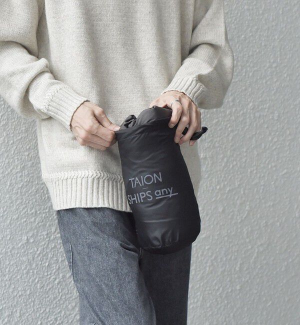 SHIPS any「【SHIPS any別注】TAION: 〈手洗い可能〉ダウンキルト スリット ボタン カーディガン◇」|ダウン|