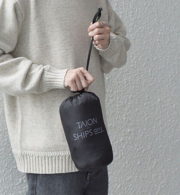 SHIPS any「【SHIPS any別注】TAION: 〈手洗い可能〉ダウンキルト スリット ボタン カーディガン◇」|ダウン|