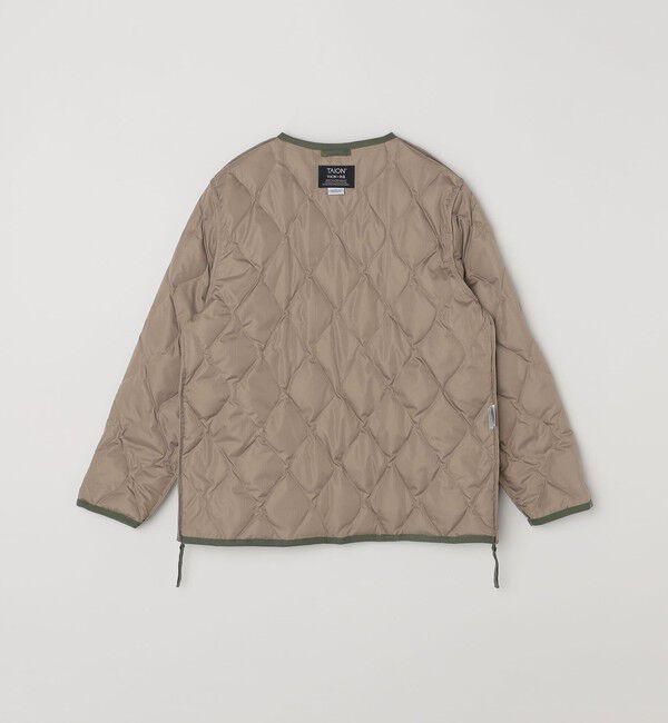 SHIPS any「【SHIPS any別注】TAION: 〈手洗い可能〉ダウンキルト スリット ボタン カーディガン◇」|ダウン|