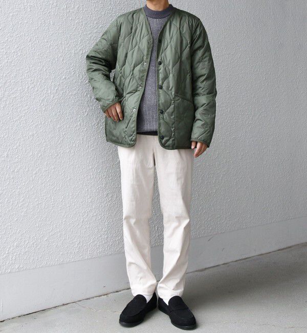 SHIPS any「【SHIPS any別注】TAION: 〈手洗い可能〉ダウンキルト スリット ボタン カーディガン◇」|ダウン|