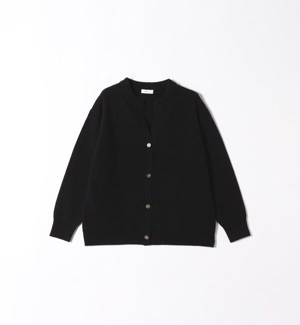 SHIPS any「SHIPS any:〈手洗い可能〉AQUA カシミヤ ミックス スキッパー カーディガン」|カーディガン|