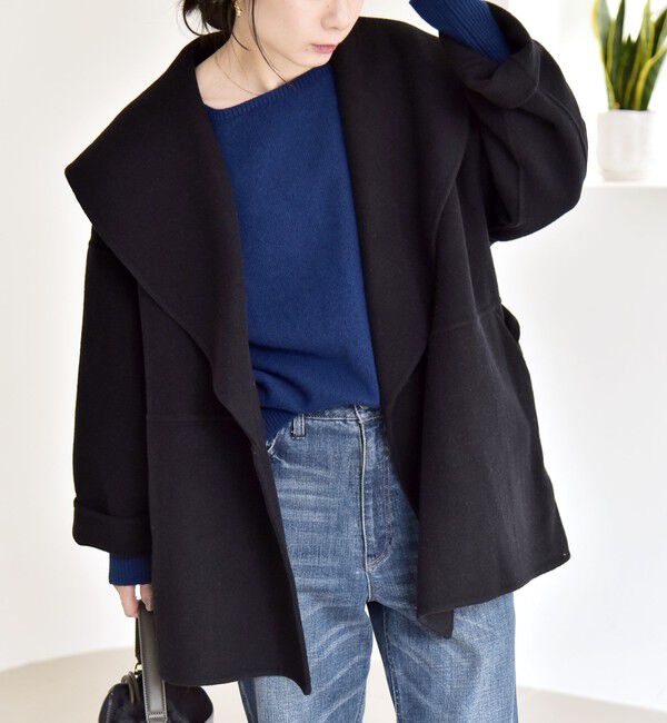 quaranciel「quaranciel: リバー ケープ ショート コート 25AW」|その他|