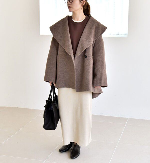 quaranciel「quaranciel: リバー ケープ ショート コート 25AW」|その他|