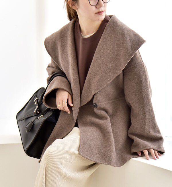 quaranciel「quaranciel: リバー ケープ ショート コート 25AW」|その他|