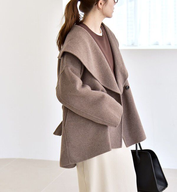 quaranciel「quaranciel: リバー ケープ ショート コート 25AW」|その他|