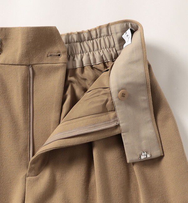 quaranciel「quaranciel:〈洗濯機可能〉ダブル タック ワイドベルト パンツ」|その他|