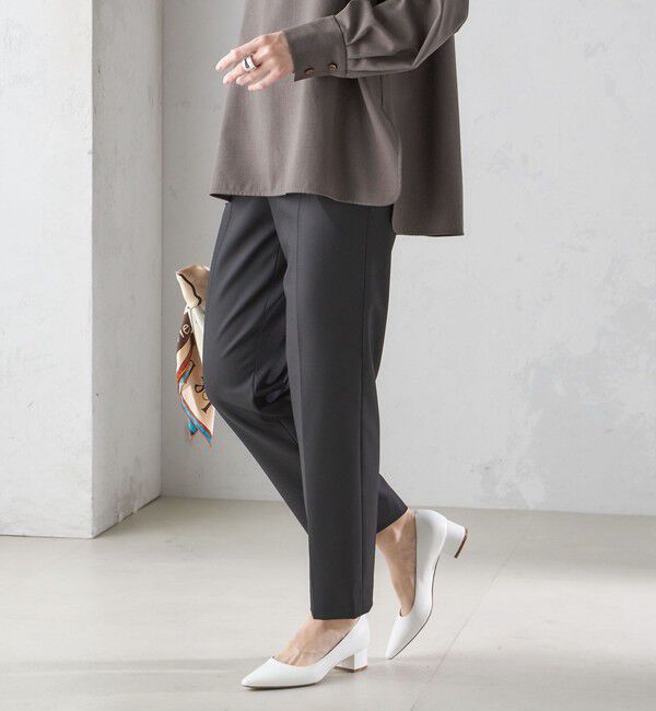 SHIPS for women「〈手洗い可能〉裏起毛 スリム テーパード パンツ」|その他|