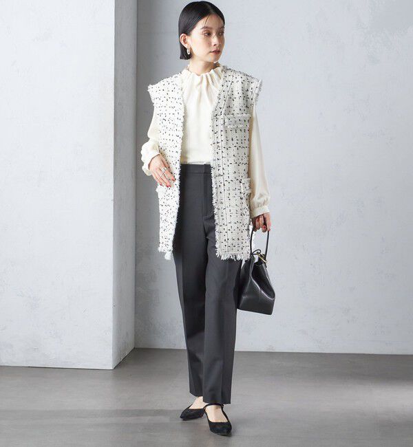 SHIPS for women「〈手洗い可能〉裏起毛 スリム テーパード パンツ」|その他|