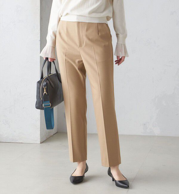 SHIPS for women「〈手洗い可能〉裏起毛 スリム テーパード パンツ」|その他|